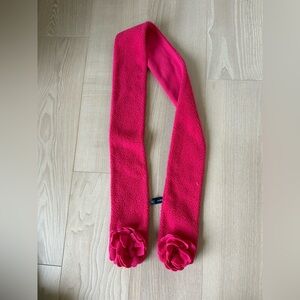 GAP Kids Pink Scarf with Floral Accents